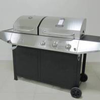 Barbeque- 3 burner + charcoal