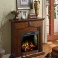 Jessica-mantel with electric fireplace