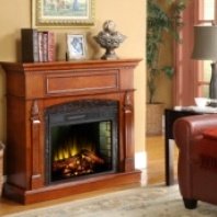 Kate-mantel with electric fireplace