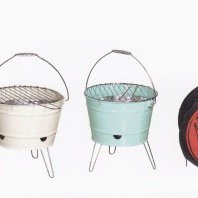 Barbeque- charcoal barrel