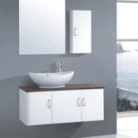 PVC Wall Mounted Bathroom vanity with mirror
