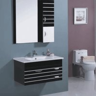 PVC Wall Mounted Bathroom Vanity with Mirror