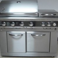 NexGrill BBQ LED Panel 4 Main Burners with Side Burner Rotisserie and Searing Grill