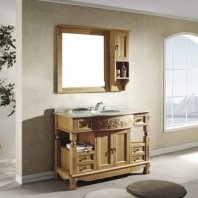 48" Vanity with mirror including Marble Top and Cupc Basin