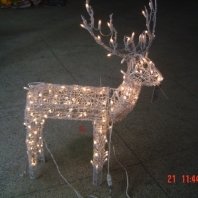 48" 3D PVC animated standing buck with CUL 150Lights
