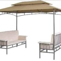 Open Air 2 Bench Gazebo