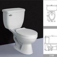Two Piece Toilet Complete Set