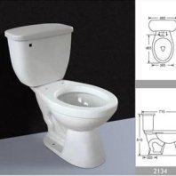 Two Piece Toilet Complete Set