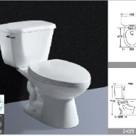 Two Piece High Efficiency Toilet