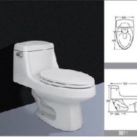 One Piece Toilet Complete Set