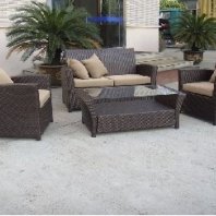 4pc Rattan Chat Set