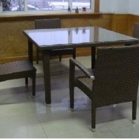 5pcs rattan set.