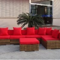 6pcs rattan sofa set.