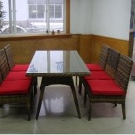 7pcs rattan furniture set.